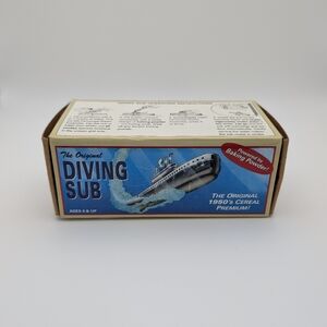 The Original 1950s Cereal Premium Toy Baking Powder Diving Sub Submarine